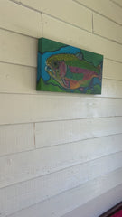 TROUT | CANVAS GICLEE | 22 X 11