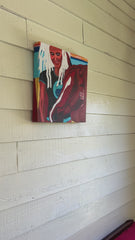 MORNING SWIM WITH KILIMANJARO | CANVAS GICLEE | 16x16
