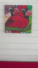 CARDINAL CURIOSITY | CANVAS GICLEE | 24 x 24