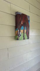 ISLAND HORSE SORREL| CANVAS GICLEE | 12x16