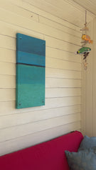 EVENING BLUE | CANVAS GICLEE | 18 X 36