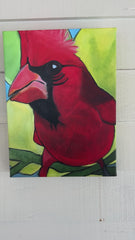 CARDINAL MALE | CANVAS GICLEE | 12 x 16
