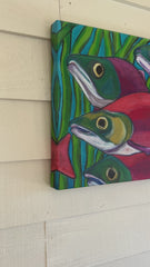 SALMON RUN | CANVAS GICLEE | 16 x 20
