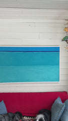 BIG BLUE | FRAMED PAINTING