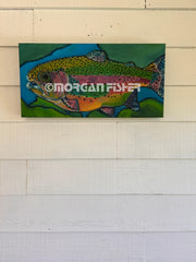 TROUT | CANVAS GICLEE | 22 X 11