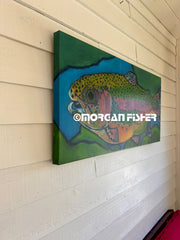 TROUT | CANVAS GICLEE | 45 x 22