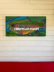 TROUT | CANVAS GICLEE | 45 x 22