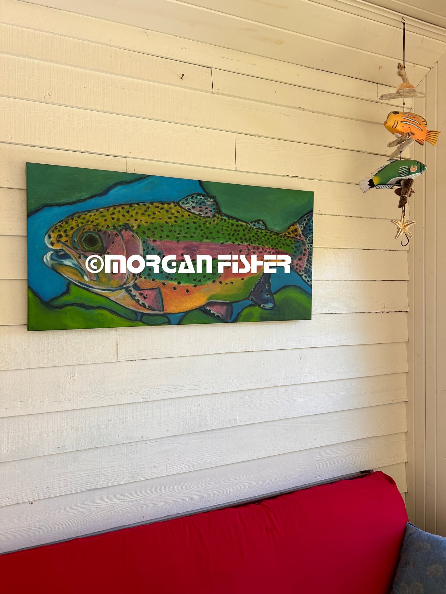 TROUT | CANVAS GICLEE | 45 x 22