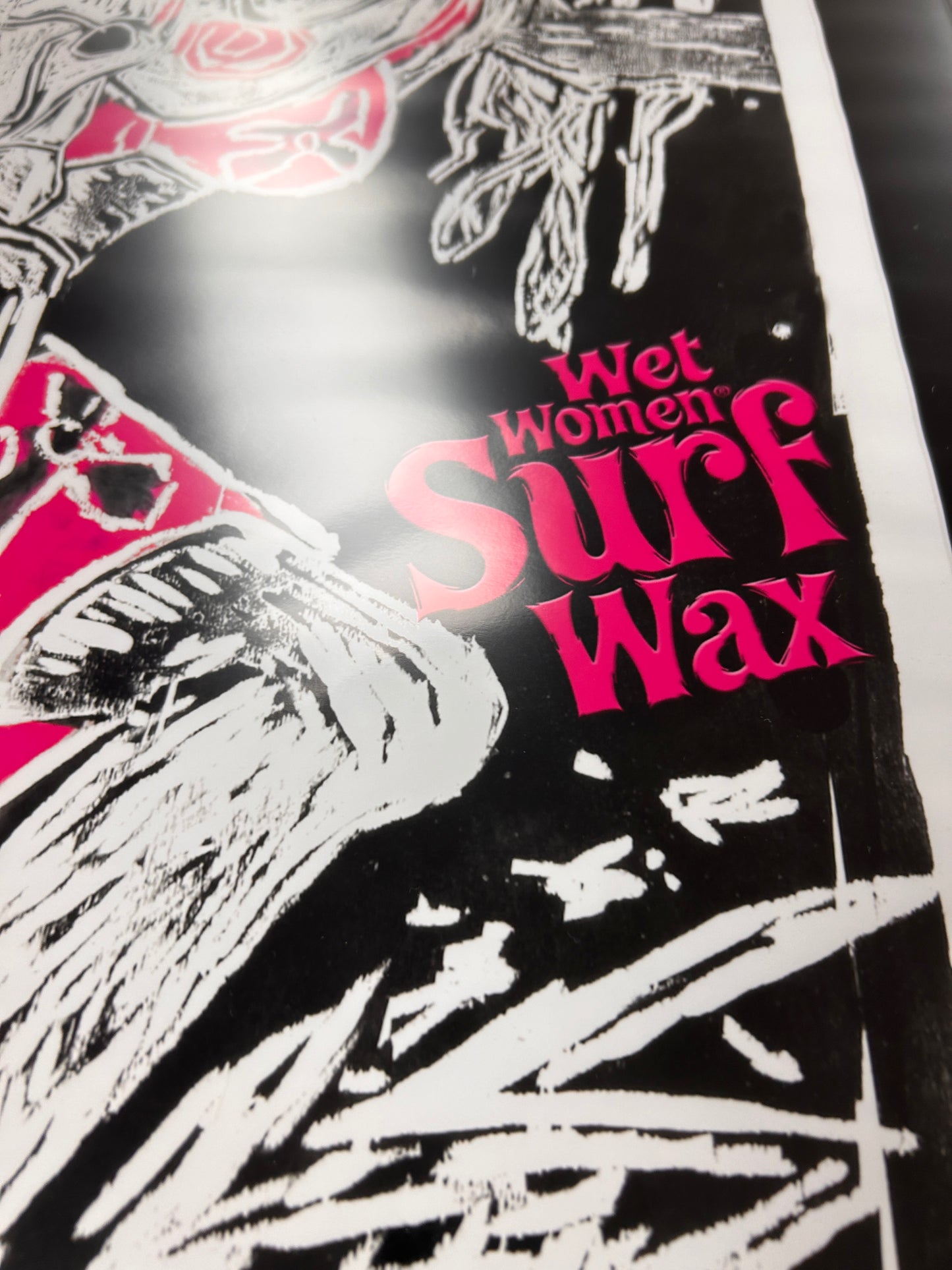 LOCAL WET WOMAN | Wet Women Surf Wax | Paper Giclee | Framed