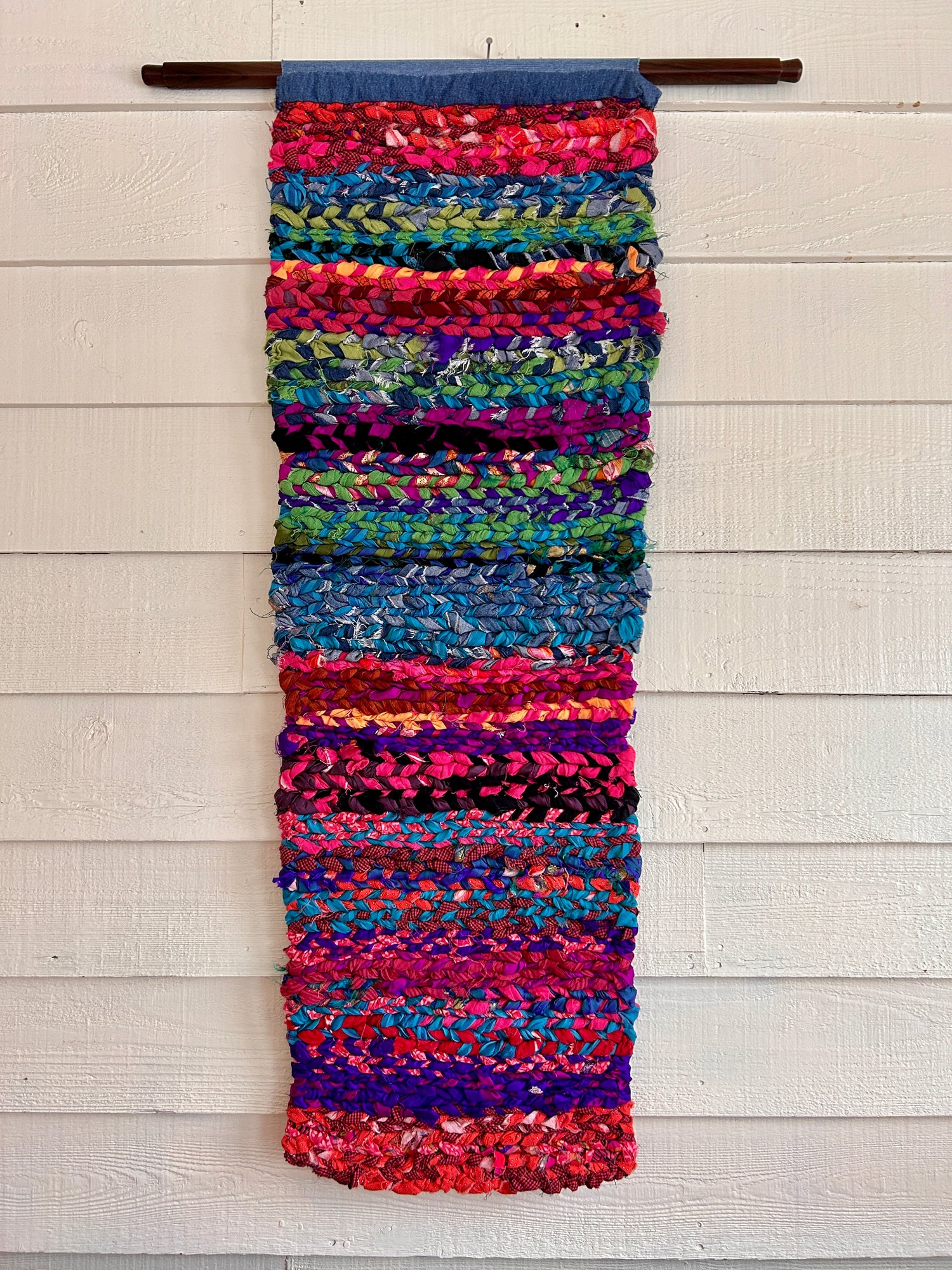 HAND WOVEN, RAG RUG- WALL HANGINGS- COLLECTION