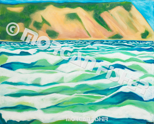 EMPIRE WAVES- CANVAS GICLEE-12 x 16