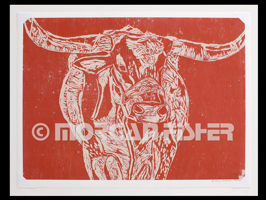 UNFRAMED LONGHORN GICLEE