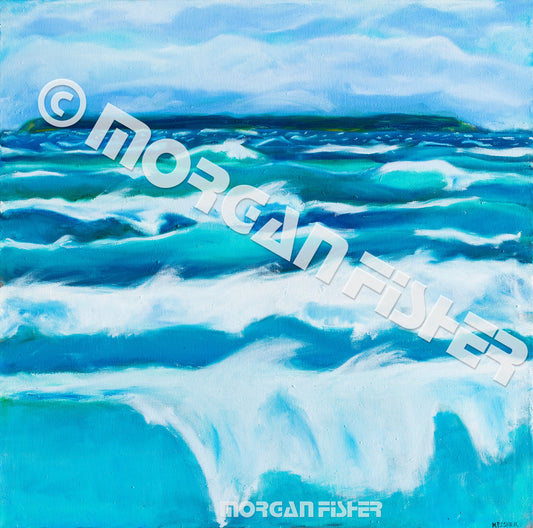MANITOU SURF- CANVAS GICLEE-16 x 16