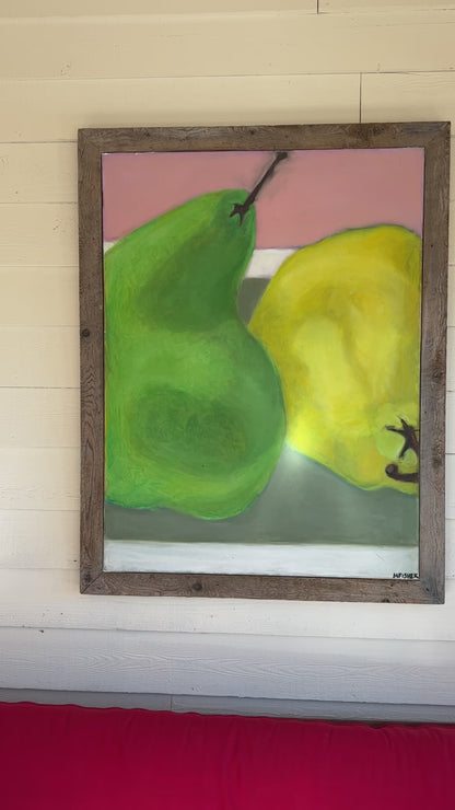 PEARS- PAINTING-FRAMED